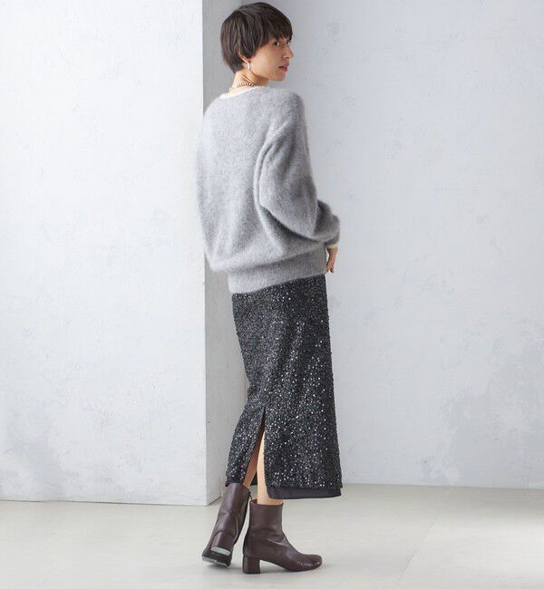 SHIPS for women「杢 FOX クルーネック プルオーバー」|ニット・セーター|
