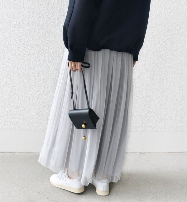 SHIPS for women「〈手洗い可能〉リバーシブル チュール カッセン スカート」|スカート|