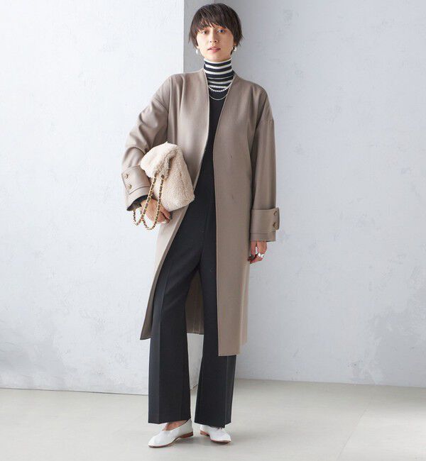 SHIPS for women「〈手洗い可能〉ストレッチ サロペット」|オールインワン|