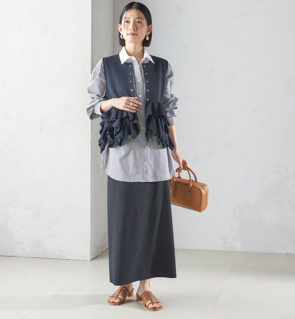 SHIPS for women「〈洗濯機可能〉ピン オックス 刺繍 シャツ」|シャツ・ブラウス|