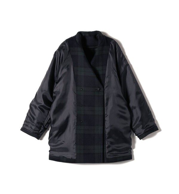 SHIPS for women「SHIPS Primary Navy Label:ブラックウォッチ Pコート」|ピーコート|