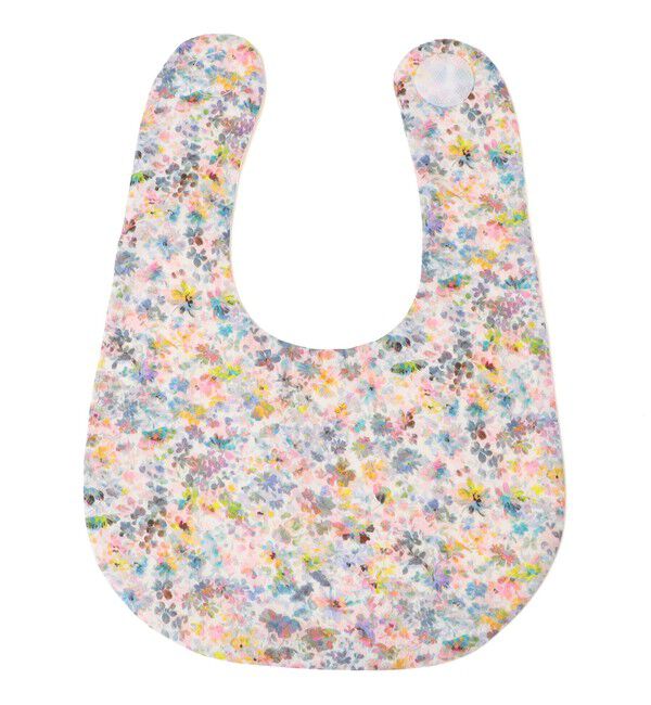 SHIPS KIDS「SHIPS KIDS:フラワー リバーシブル スタイ」|スタイ|ピンク