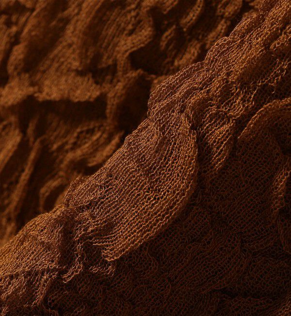 SHIPS any「SHIPS any:〈手洗い可能〉ジャカード バンピー クルーネック プルオーバー」|ニット・セーター|