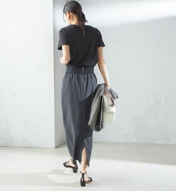 SHIPS for women「〈手洗い可能〉SORONA(R) クルーネック TEE」|Tシャツ・カットソー|