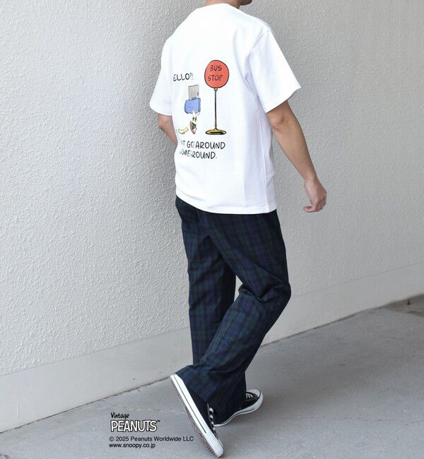 SHIPS any「SHIPS any: SNOOPY コラボ NOT THERE グラフィック バック プリント Tシャツ◇」|Tシャツ・カットソー|