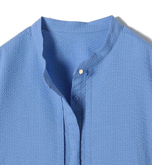 SHIPS for women「《一部追加予約》〈手洗い可能〉サッカー 裾 ドロスト ドルマン ブラウス」|シャツ・ブラウス|