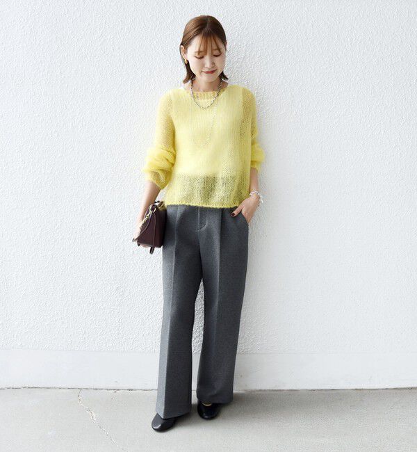 SHIPS for women「モヘヤ メッシュ プルオーバー」|ニット・セーター|