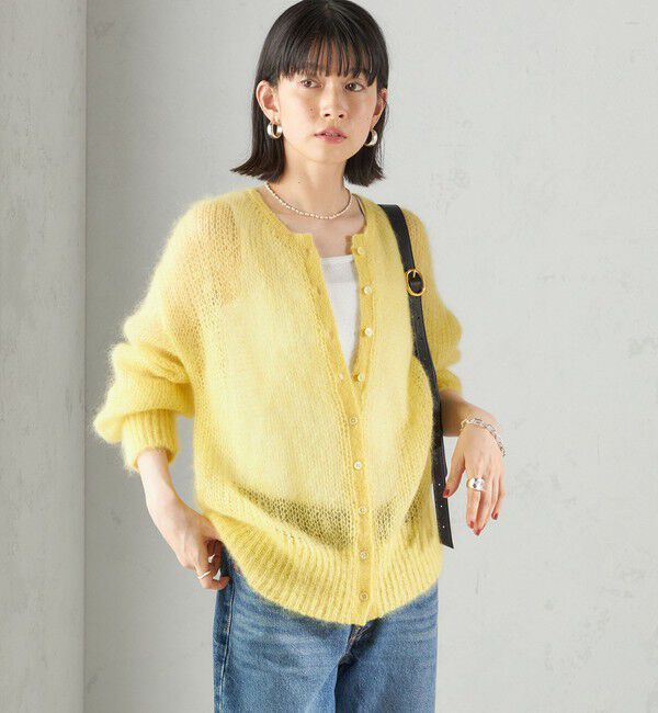 SHIPS for women「モヘヤ クルーネック カーディガン」|カーディガン|