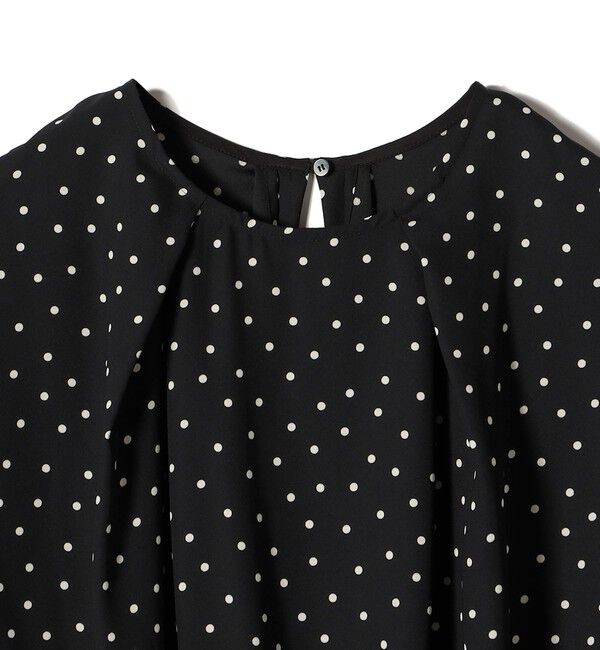 SHIPS for women「〈手洗い可能/接触冷感〉アムンゼン ドット ドルマン ブラウス」|シャツ・ブラウス|