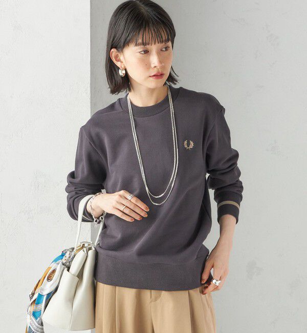 SHIPS for women「【SHIPS別注】FRED PERRY: SINGLE TIPPED SWEAT」|スウェット・ジャージ|
