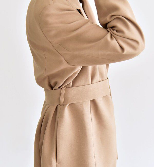 quaranciel「quaranciel:〈洗濯機可能〉ダブルクロス ベルト デザイン 3way テーラード ジャケット」|テーラードジャケット|