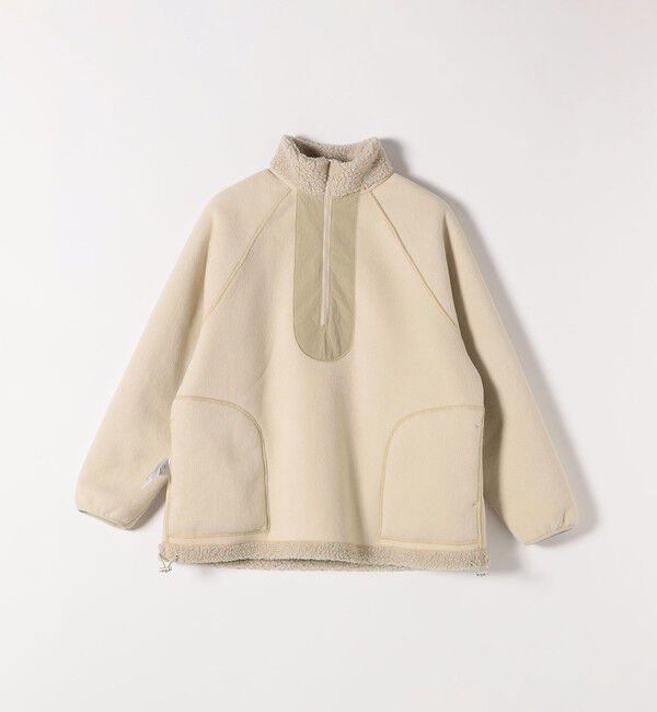 SHIPS any「SHIPS any:〈洗濯機可能〉ボア フリース ハーフジップ プルオーバー」|Tシャツ・カットソー|