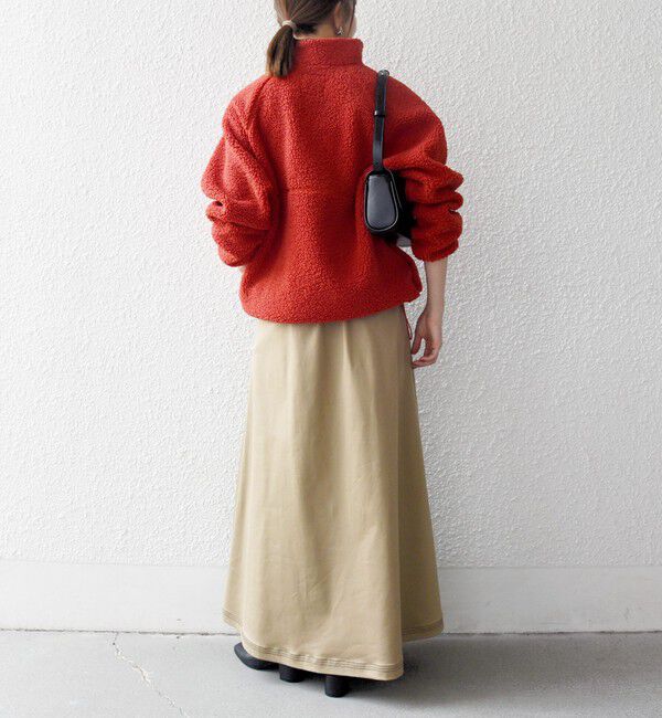 SHIPS any「SHIPS any:〈洗濯機可能〉ボア フリース ハーフジップ プルオーバー」|Tシャツ・カットソー|