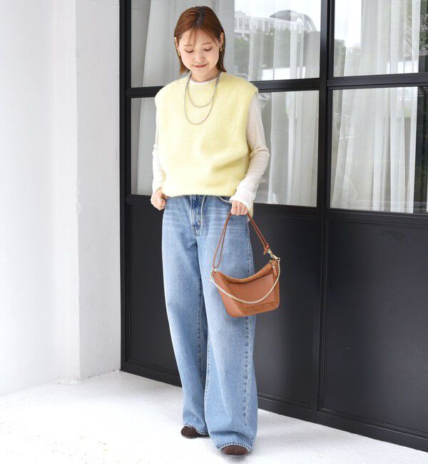 SHIPS for women「杢フォックス カシミヤ ニット ベスト」|ベスト・ジレ|