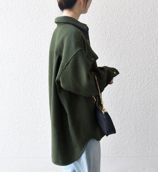 SHIPS any「SHIPS any: メルトン オーバー シャツ ジャケット」|テーラードジャケット|