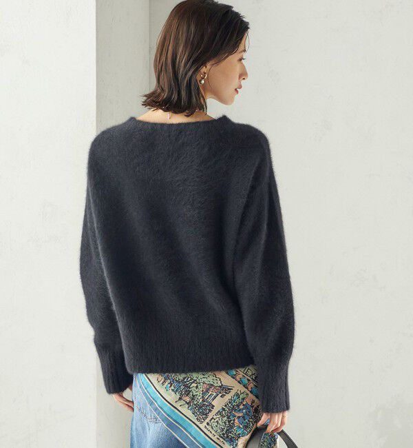 SHIPS for women「〈手洗い可能〉フォックス クルーネック ニット プルオーバー」|ニット・セーター|