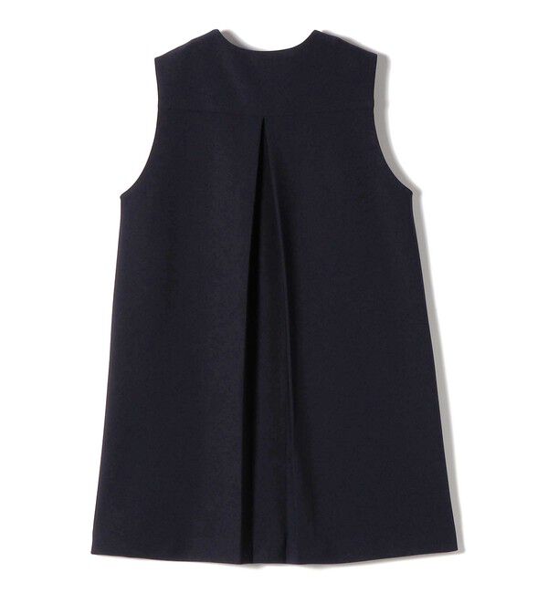 SHIPS for women「【SHIPS別注】kaene:〈洗濯機可能〉ダンボール フリル ロング ジレ（セレモニー対応可）」|ベスト・ジレ|