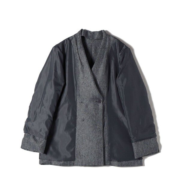 SHIPS Colors 「SHIPS Colors:〈手洗い可能〉メランジ ヘリンボーン ダブルボタン ジャケット」|テーラードジャケット|