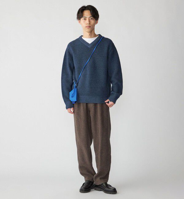 SHIPS「SHIPS: ウール ガーメントダイ Vネック ニット」|ニット・セーター|