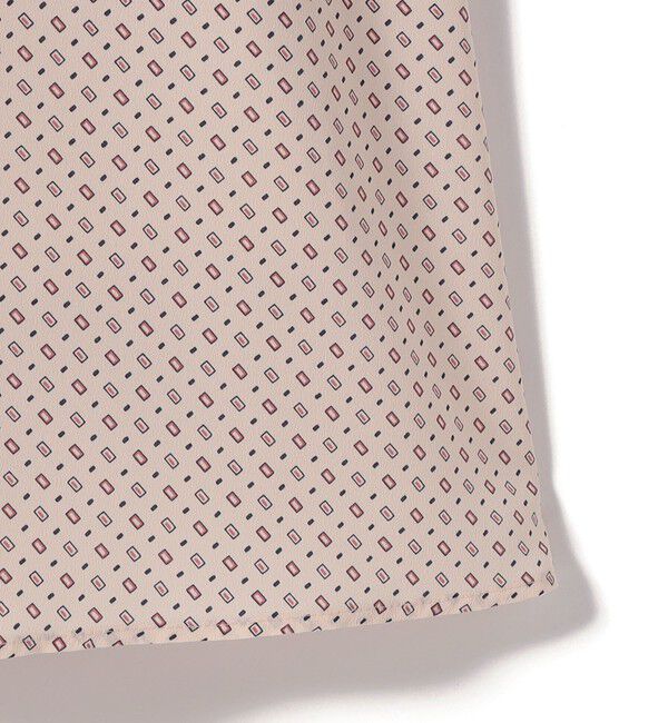 SHIPS for women「〈手洗い可能〉2WAY プリント タイ 長袖 ワンピース」|ワンピース|