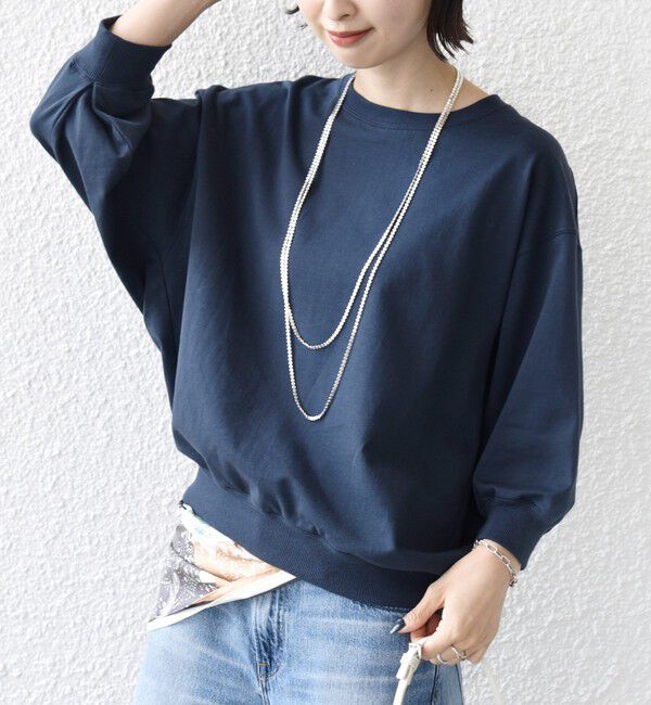 SHIPS for women「《予約》〈手洗い可能〉ハイゲージ ドルマン プルオーバー」|Tシャツ・カットソー|