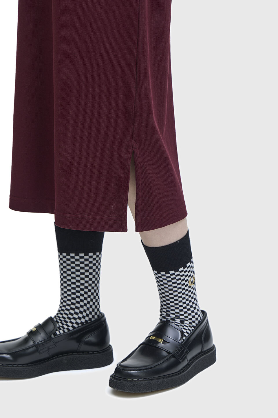 FRED PERRY 「Micro Chequerboard Socks」|ソックス|BLACK