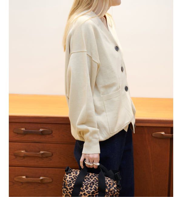 OUTDOOR PRODUCTS Usual Things「リネンコットンVネックコクーンカーディガン」|カーディガン|