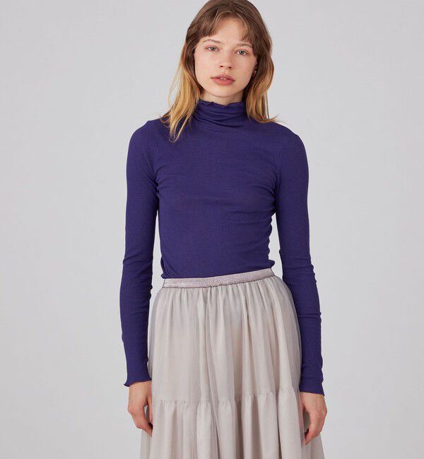 Ballsey「コットンシルクリブ タートルネックプルオーバー」|Tシャツ・カットソー|