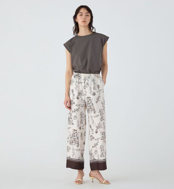 TOMORROWLAND collection「スーピマコットンジャージー フレンチスリーブプルオーバー」|Tシャツ・カットソー|