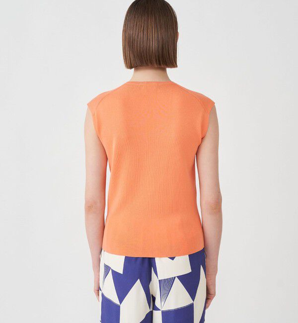 Ballsey「ハイゲージコットン ノースリーブプルオーバー」|ニット・セーター|