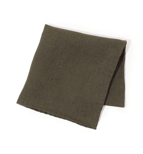 TOMORROWLAND GOODS「TOMORROWLAND リネンソリッド ポケットチーフ」|その他|55 グリーン