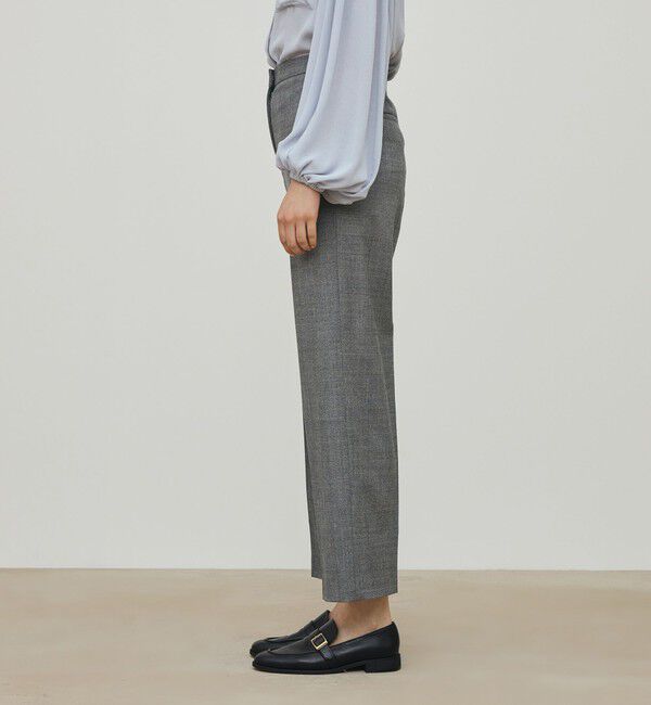 DES PRES「フランネルウールストレッチ セミワイドパンツ」|スラックス|