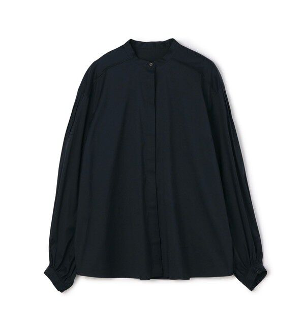 TOMORROWLAND collection「ストレッチブロード ピンタックブラウス」|シャツ・ブラウス|69 ネイビー