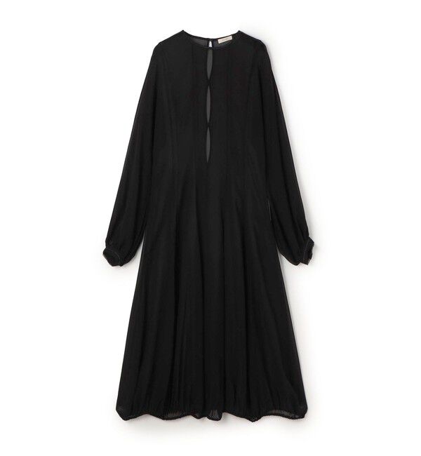 DES PRES「シルクシフォン バルーンワンピース」|ワンピース|19 ブラック