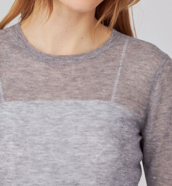 Ballsey「ミニスパンコール クルーネックプルオーバー」|ニット・セーター|