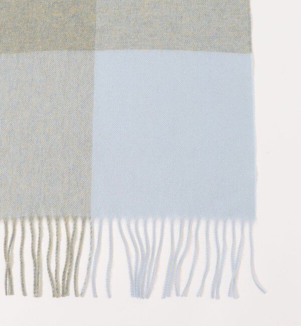 TOMORROWLAND GOODS「Johnstons of Elgin カシミヤチェックストール」|ストール|