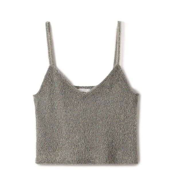 MACPHEE「ルレックスシェニール キャミソール」|キャミソール|15 グレー