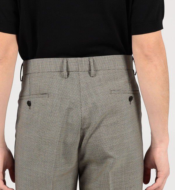 TOMORROWLAND MENS「ウールモヘヤ 2プリーツ ワイドストレートスラックス」|スラックス|