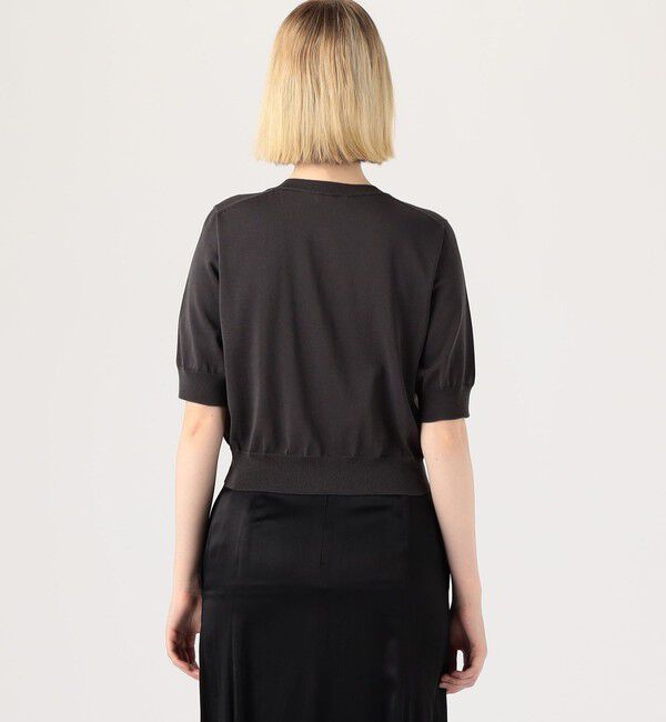 DES PRES「ドライポリエステルコットン ショートカーディガン」|カーディガン|