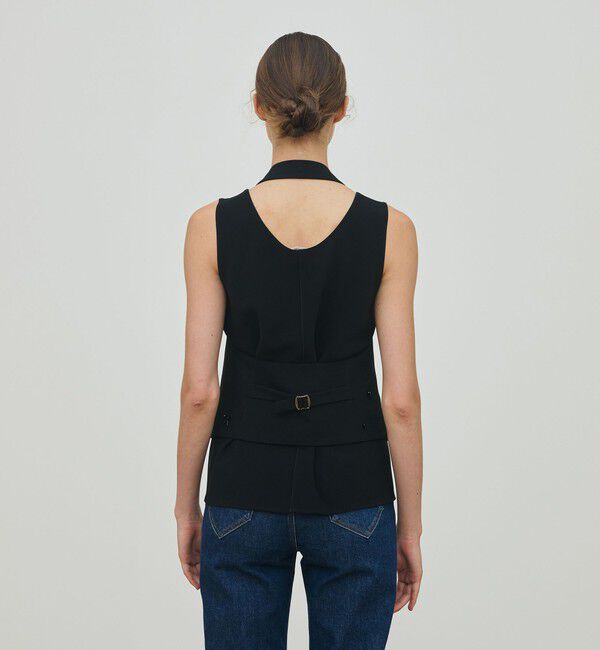 DES PRES「ソフトウールオックスフォード ホルターウエストコート」|ベスト・ジレ|