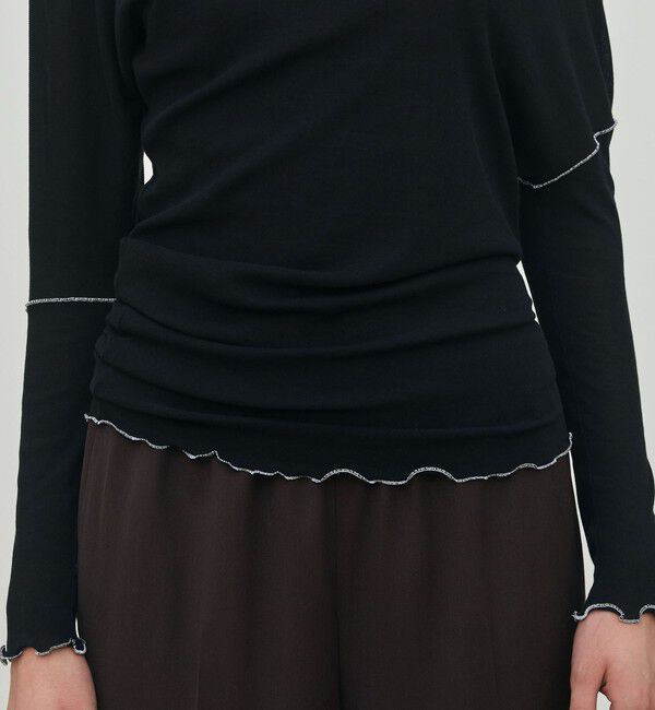 DES PRES「コットンジャージー ツイストプルオーバー」|Tシャツ・カットソー|