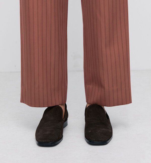 BACCA「ストライプギャバ ハイウエストストレートパンツ」|その他|