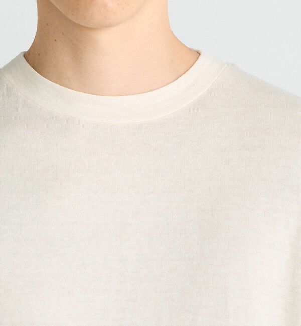 Edition「コットンカシミヤ クルーネックロングスリーブニット」|ニット・セーター|