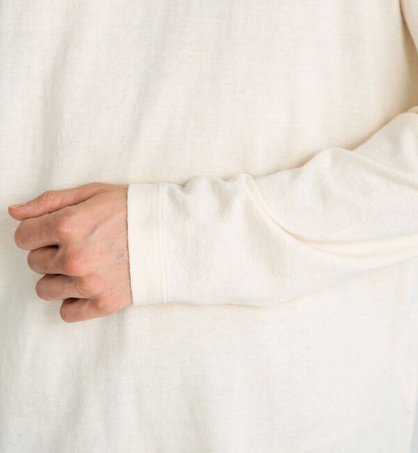 Edition「コットンカシミヤ クルーネックロングスリーブニット」|ニット・セーター|