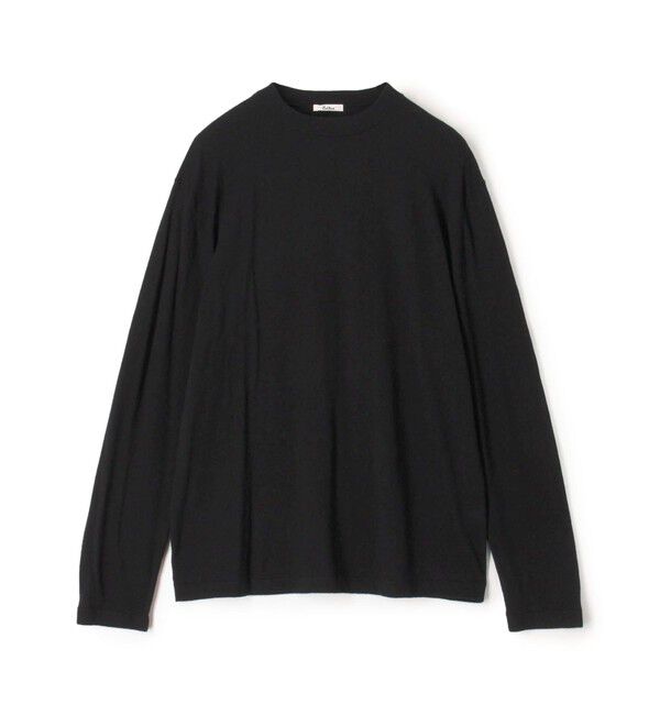 Edition「コットンカシミヤ クルーネックロングスリーブニット」|ニット・セーター|19 ブラック