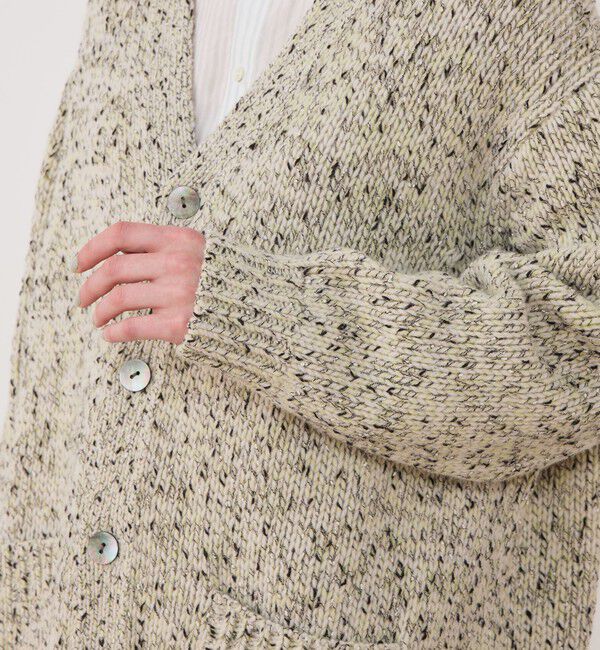 GALERIE VIE「セサミメランジ Vネックカーディガン」|カーディガン|