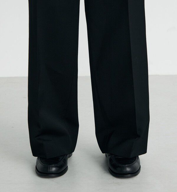 Edition「ウールビンテージサテン ベルトパンツ」|その他|