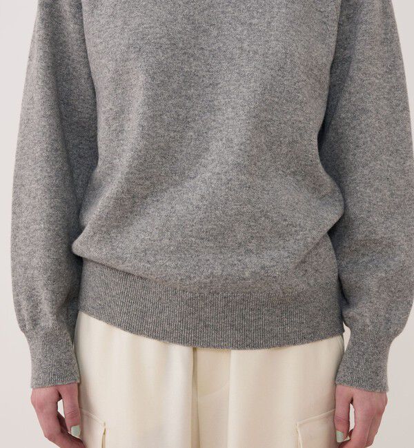 GALERIE VIE「スエットニット クルーネックプルオーバー」|ニット・セーター|