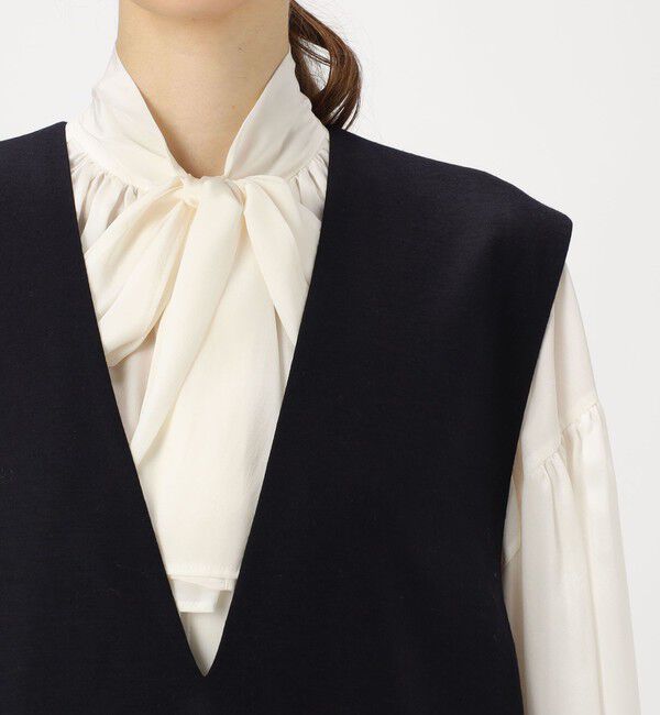 Ballsey「ウールスムース Vネックベスト」|ベスト・ジレ|