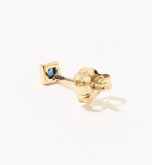 TOMORROWLAND GOODS「Metier Mini Bezel Set Princess Gemstone Studs 片耳ピアス」|ピアス|